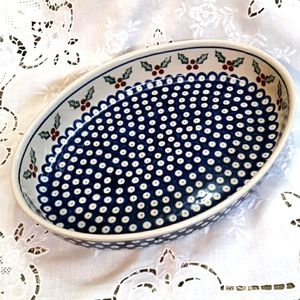 Boleslawiec Oval Baking Dish
